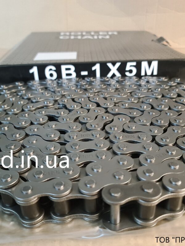 Ланцюг приводний роликовий однорядний ПР-25.4-60 (ГОСТ 13568-97), 16B-1 (ISO 606-94). Відрізок – 5 м.